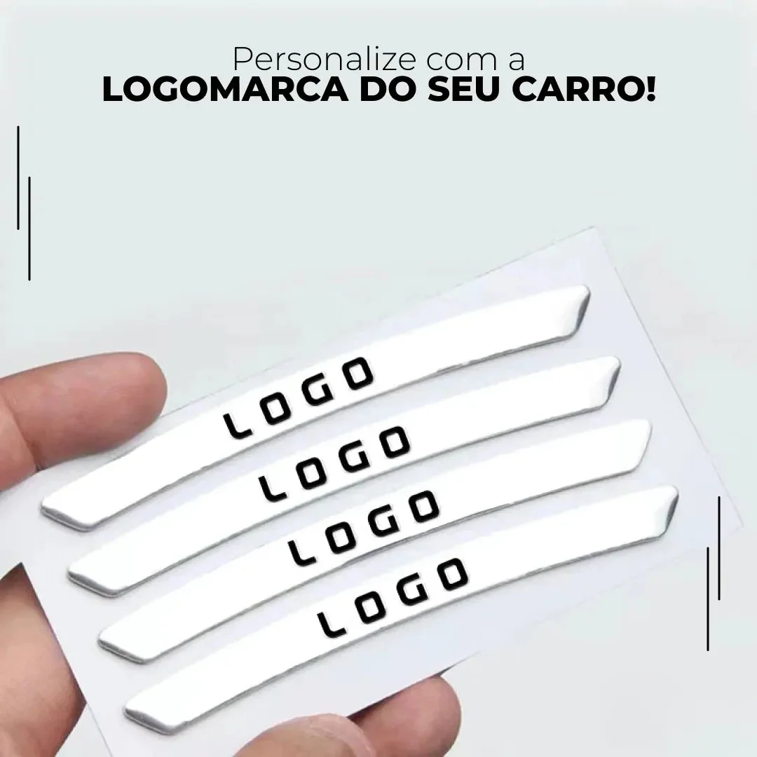 Adesivos Cromados para Para-lama (Kit com 4)