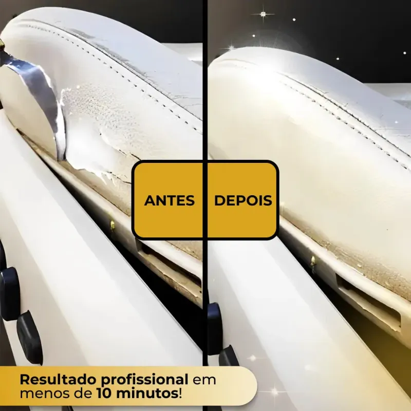 Renovador de Couro Automotivo com Cor (Kit com 2)