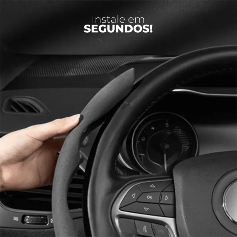 Capa de Volante em Suede Antiderrapante