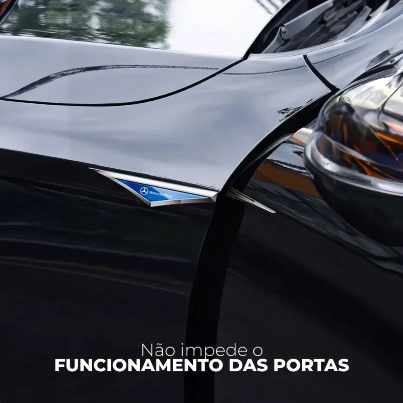 Emblema Metálico Lateral 3D para Carro (Kit com 2)