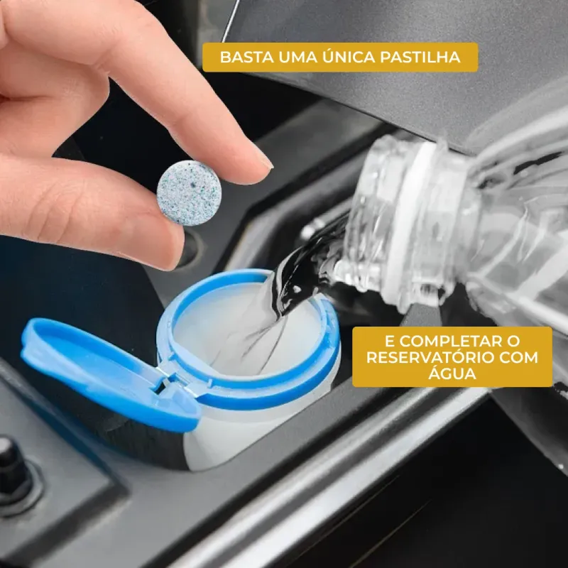 Pastilhas Efervescentes Limpa Para-brisa