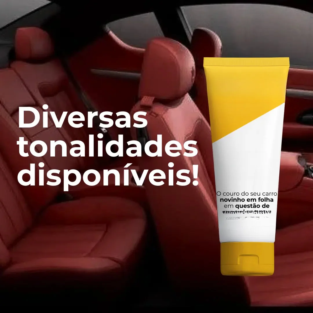 Renovador de Couro Automotivo com Cor (Kit com 2)