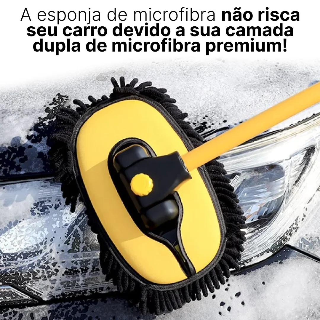 Escova de Lavagem Automotiva com Cabo Extensível