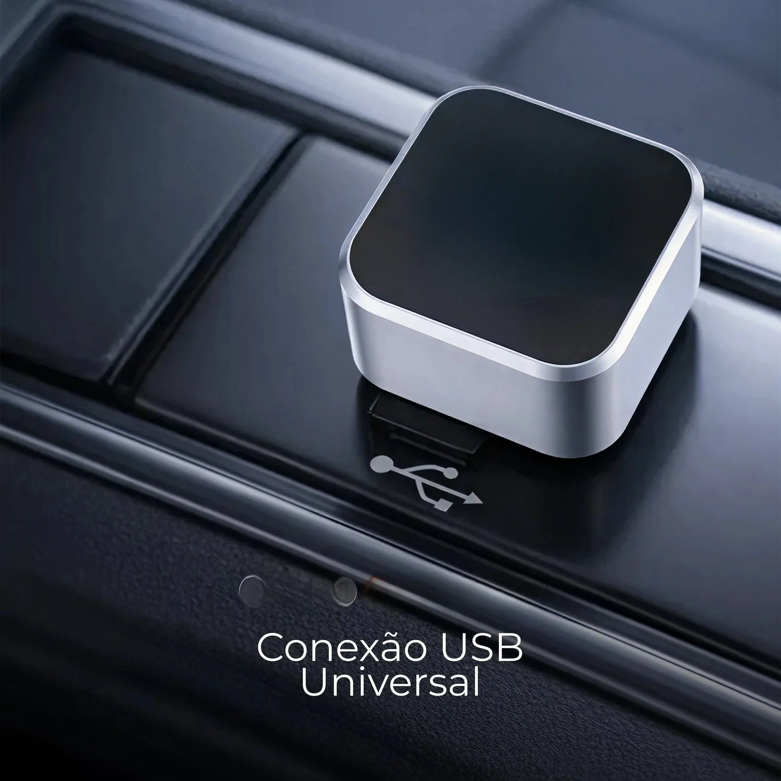 Adaptador CarPlay e Android Auto Sem Fio 2.0