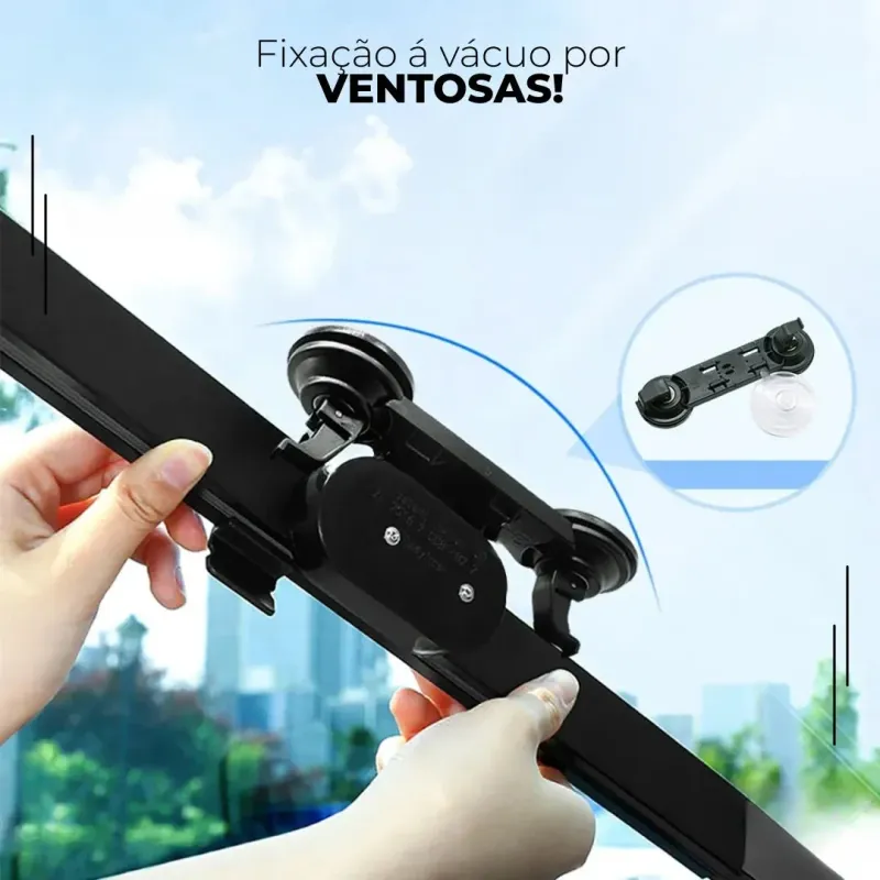 Tapa-Sol Retrátil para Para-brisa com Proteção UV