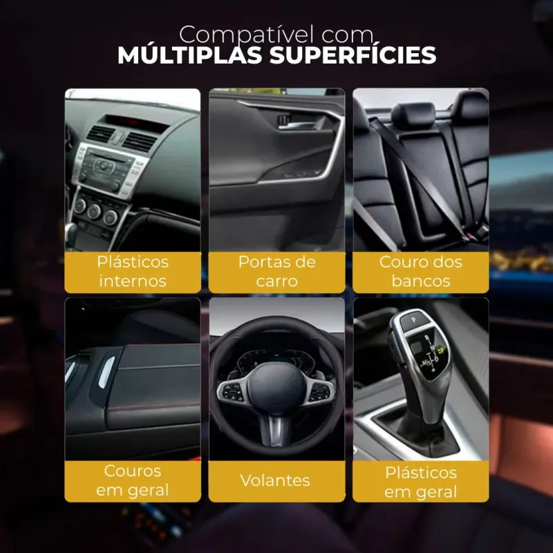 Revitalizador de Interior com Esponja Aplicadora