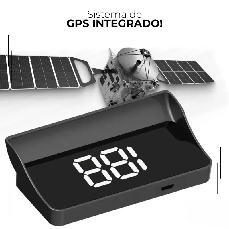 Velocímetro Digital GPS com Projeção no Para-brisa