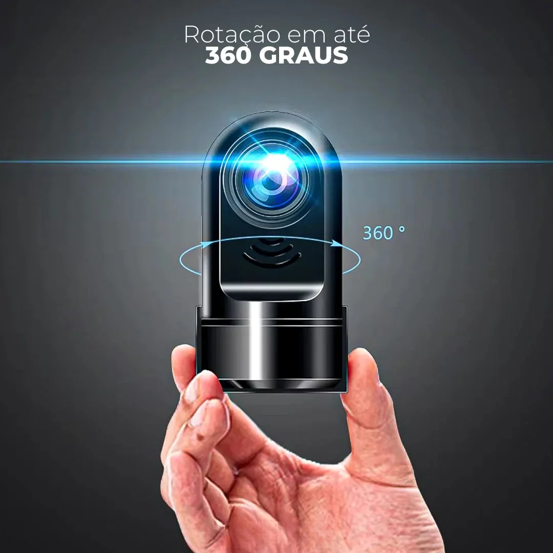 Câmera Veicular Full HD com Rotação 360°