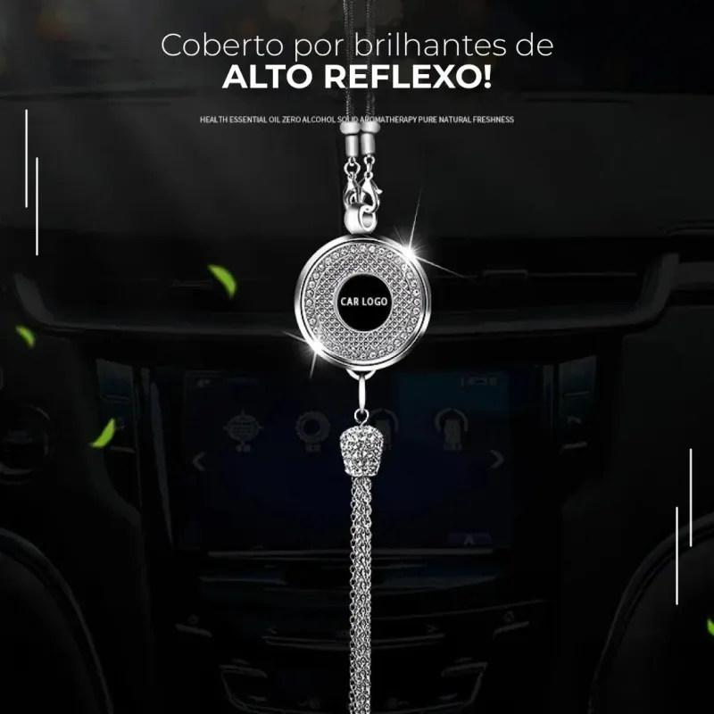 Pingente Difusor de Aroma com Strass