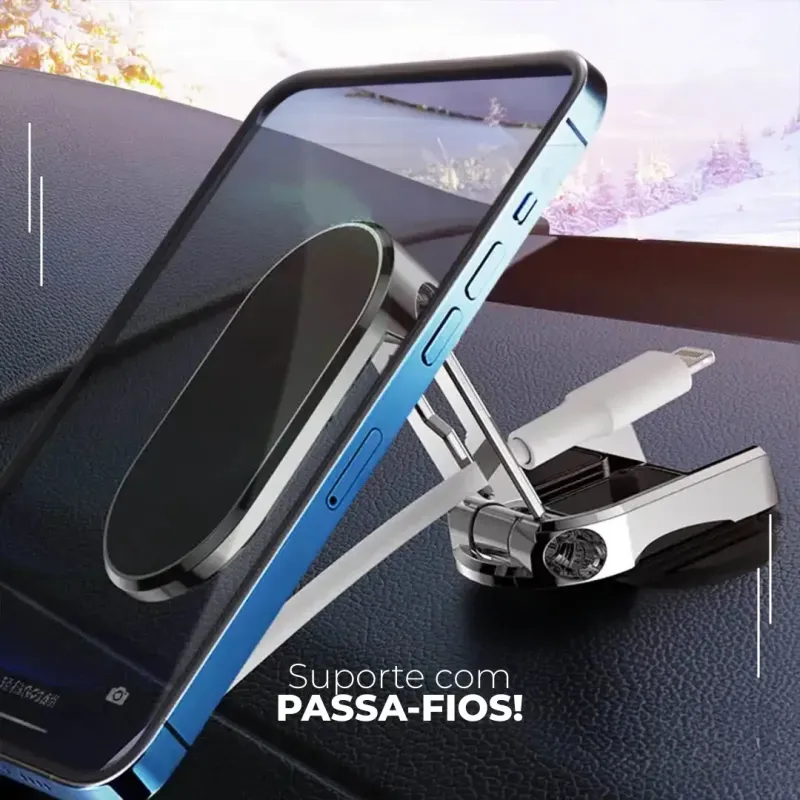 Suporte Magnético Dobrável para Celular (Kit com 2)