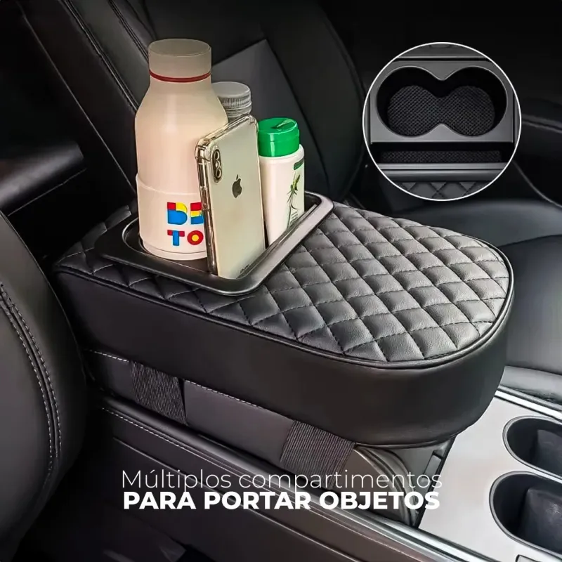 Almofada de Apoio de Braço com Porta-Copos