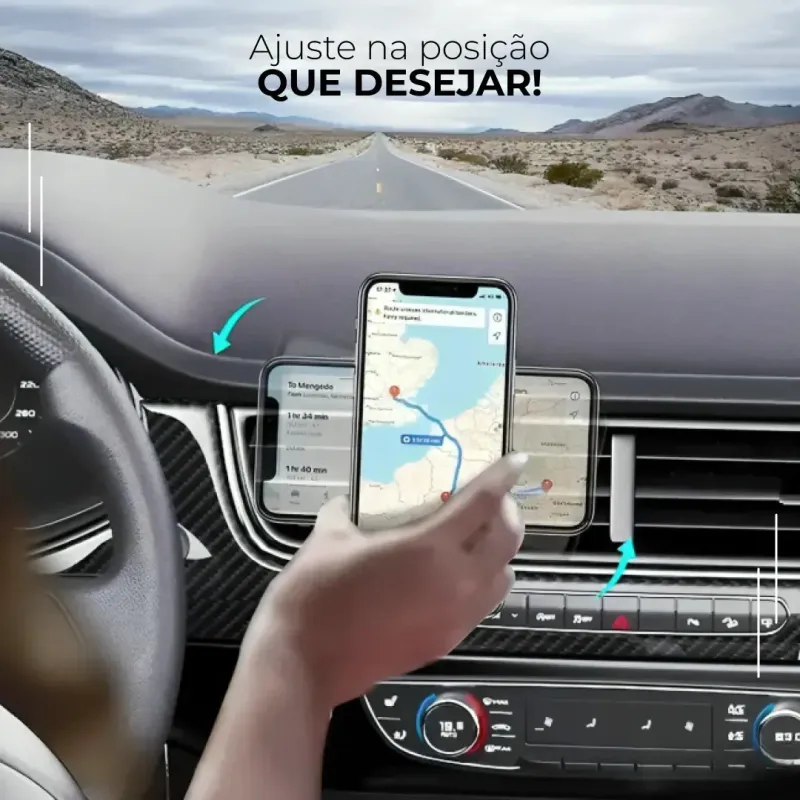 Suporte Magnético com Carregador por Indução 30 W