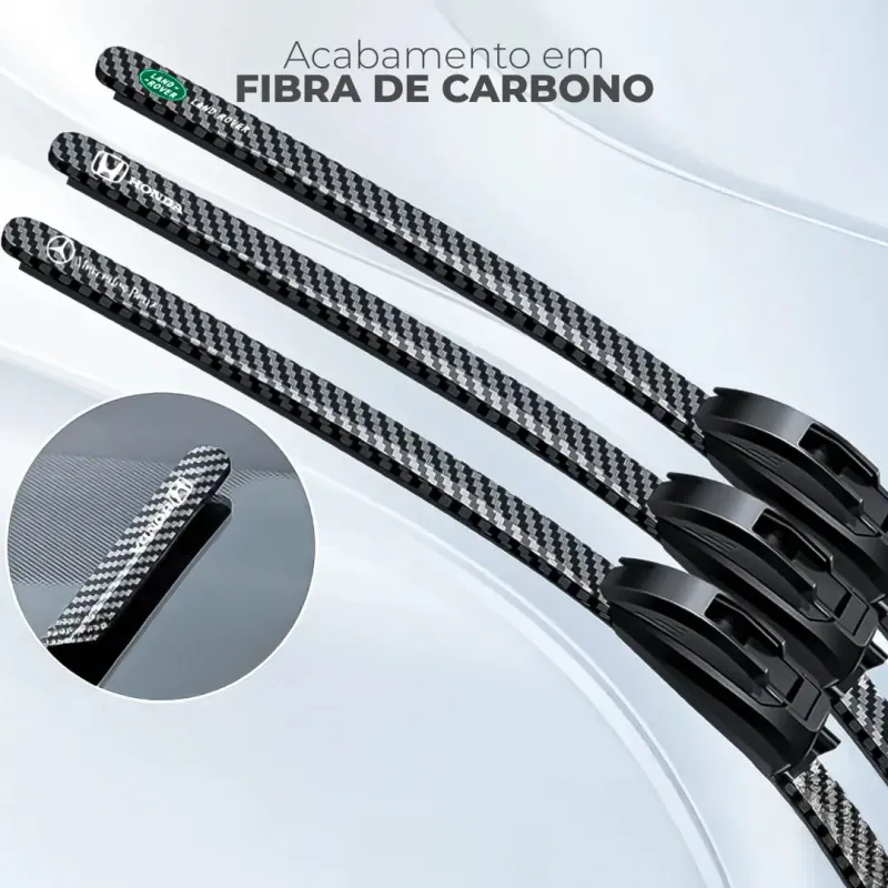 Palhetas para Para-brisa com a Marca do Carro