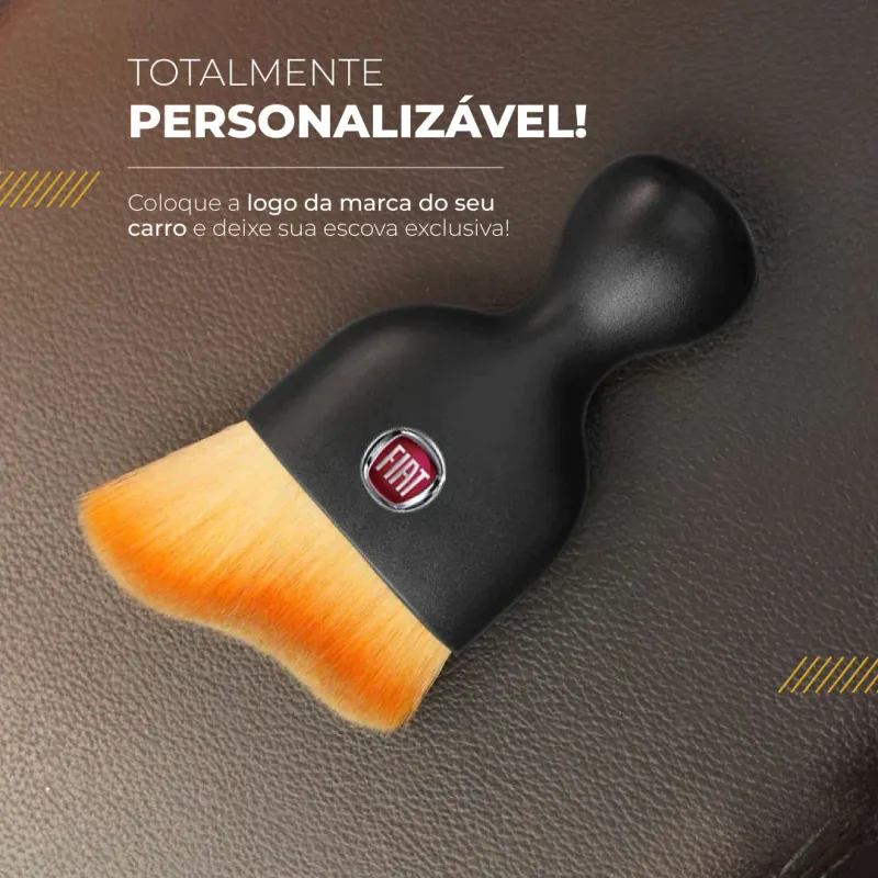 Mini Escova de Limpeza para Interior (Kit com 2)