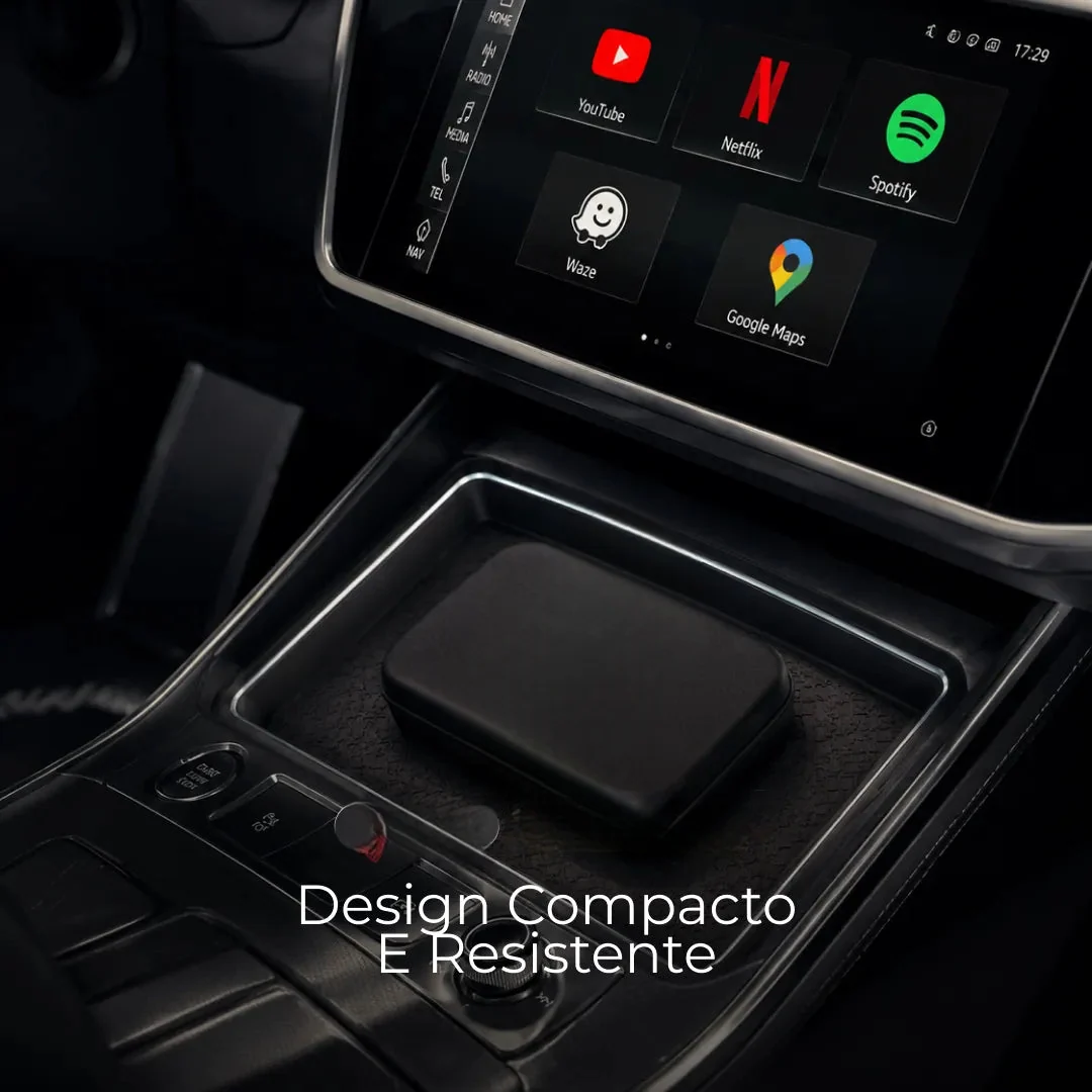 Adaptador Android com CarPlay e Android Auto Sem Fio