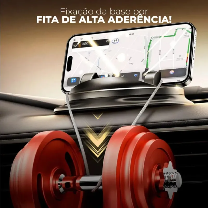 Suporte de Celular para Painel com Giro de 360°
