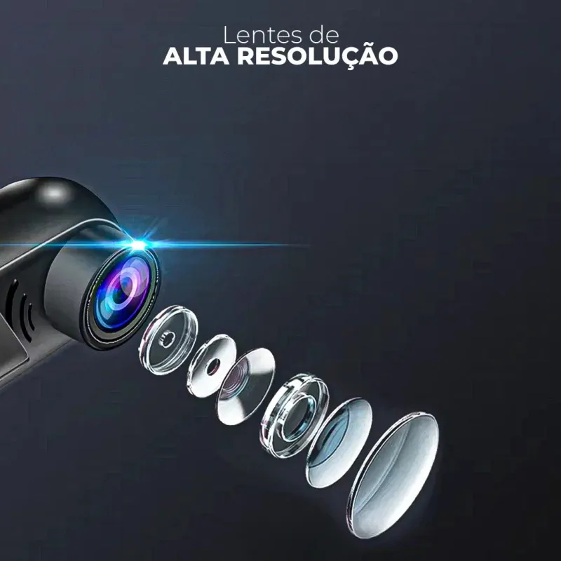 Câmera Veicular Full HD com Rotação 360°