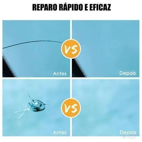Reparador de Trincas para Para-brisa e Vidros