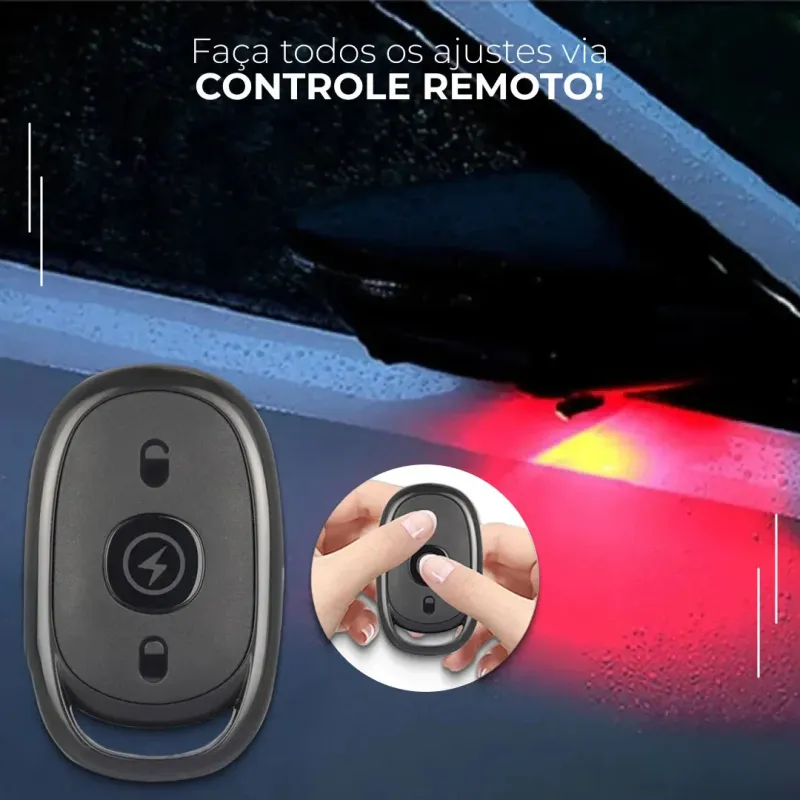Mini Luz de LED Anti-Colisão com Controle Remoto