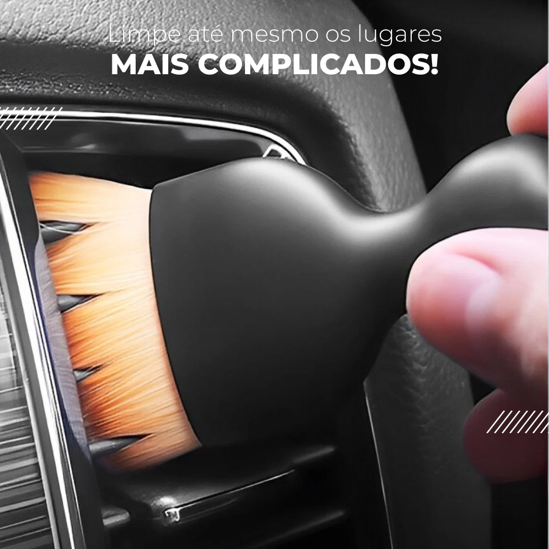 Mini Escova de Limpeza para Interior (Kit com 2)