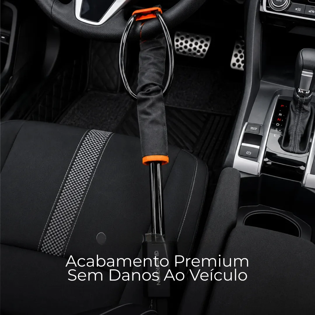 Trava de Volante Antifurto com Cabo de Aço