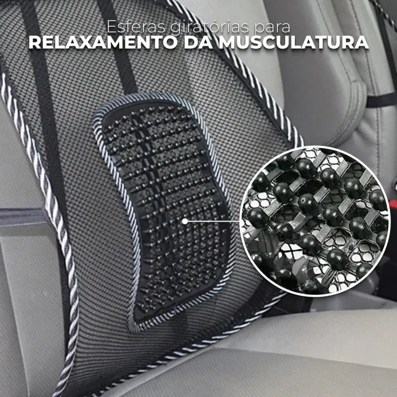 Encosto Lombar Ortopédico para Banco de Carro