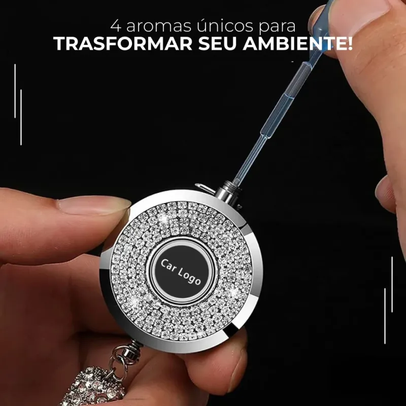 Pingente Difusor de Aroma com Strass