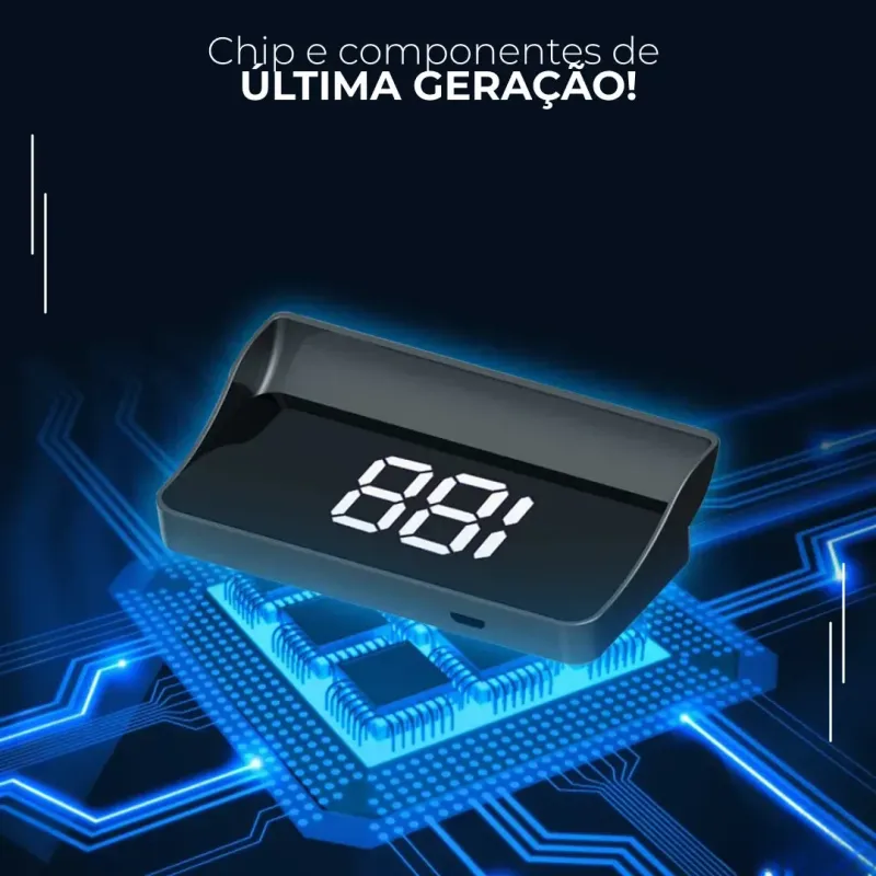 Velocímetro Digital GPS com Projeção no Para-brisa