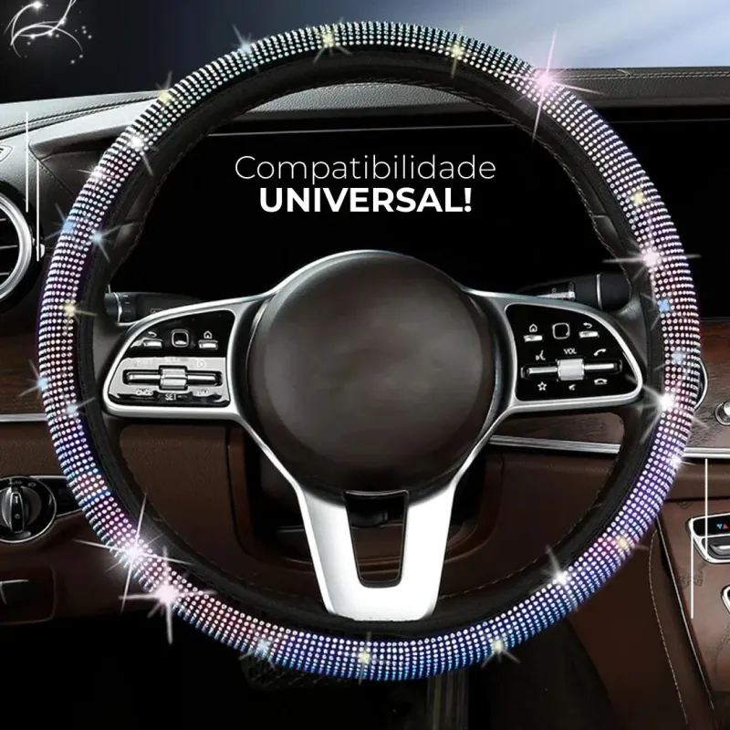 Capa de Volante com Strass