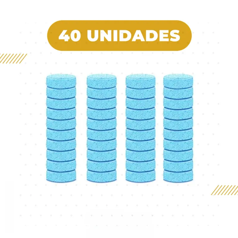 Pastilhas Efervescentes Limpa Para-brisa