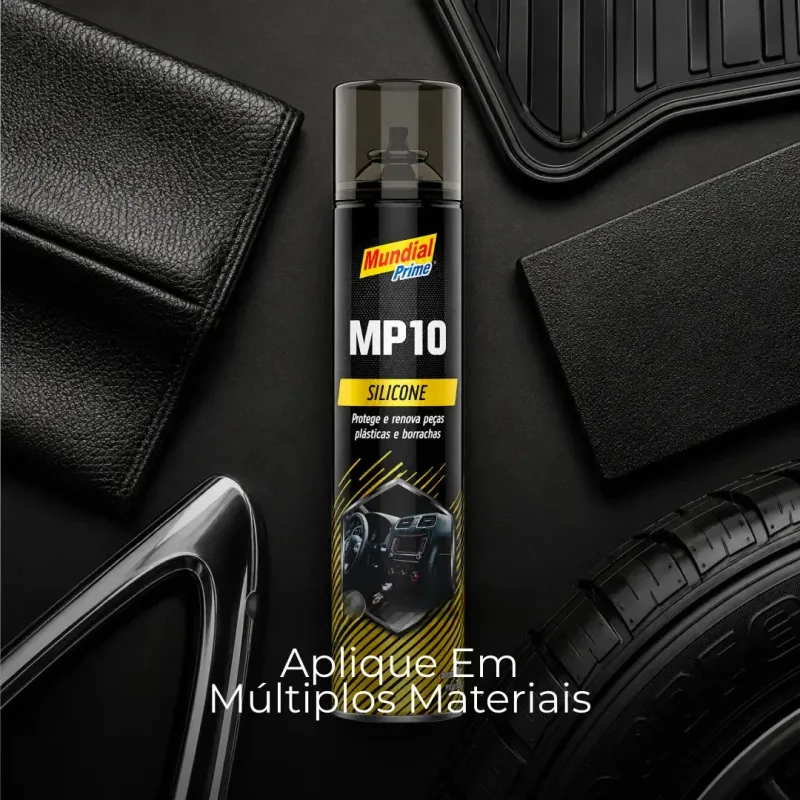 Silicone em Spray para Painel, Plásticos e Borrachas