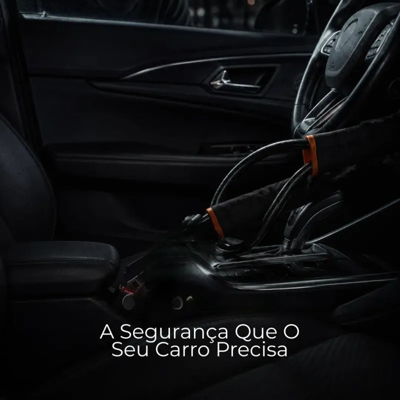 Trava de Volante Antifurto com Cabo de Aço