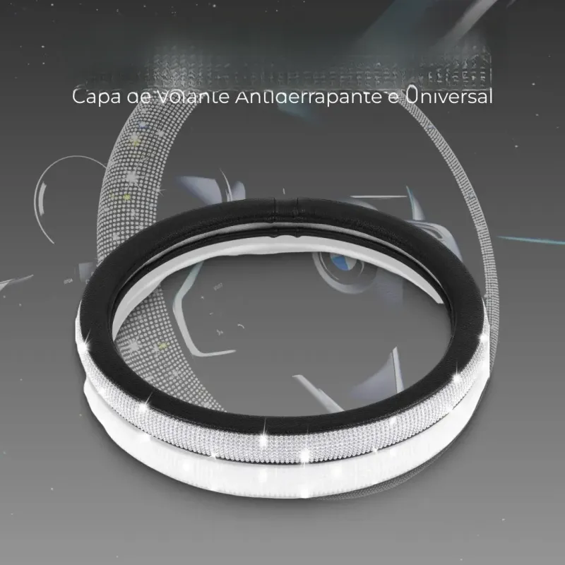 Capa de Volante com Strass
