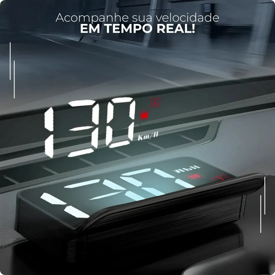 Velocímetro Digital GPS com Projeção no Para-brisa